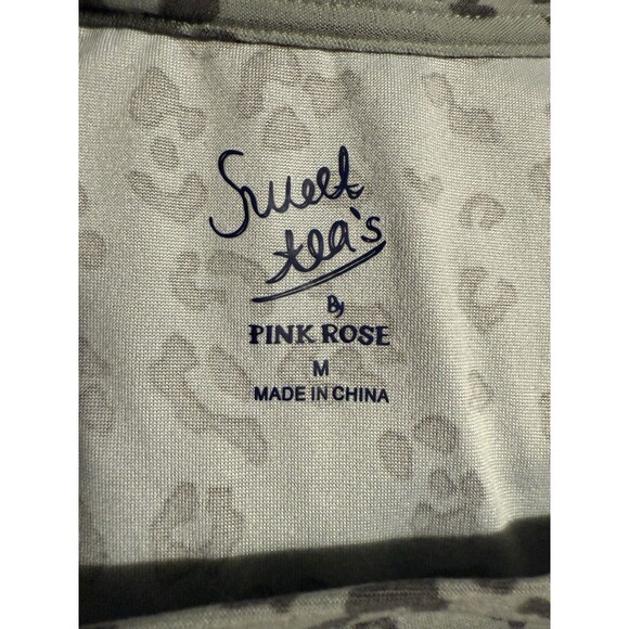 Sweet Tea's by Pink Rose M Green Leopard Print  soft Animal Print - Picture 3 of 4